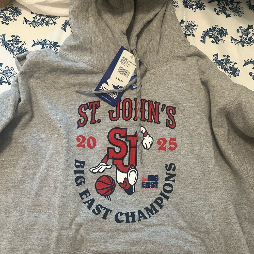 **NWT** Starter Gray St. John's Hoodie